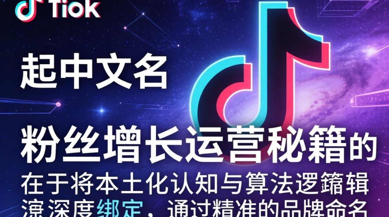 TikTok 起中文名粉丝增长运营秘籍