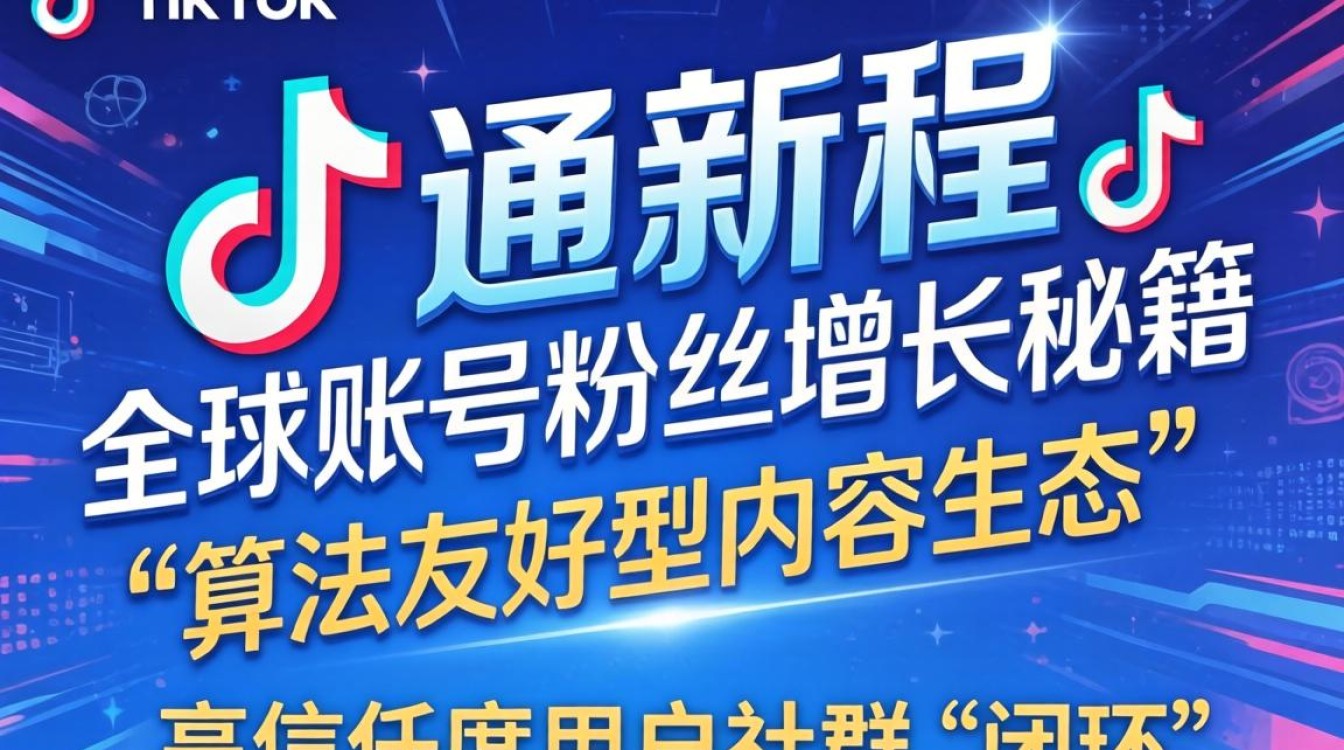 亿通新程 TikTok 全球账号粉丝增长秘籍
