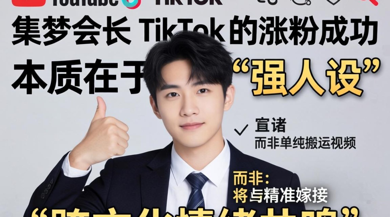 YouTube 集梦会长去 TikTok 涨粉技巧老外喜欢