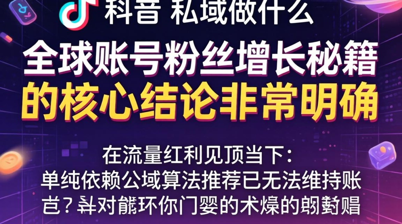 TikTok 私域做什么