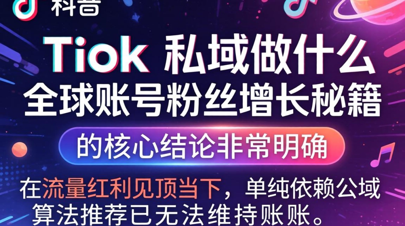 TikTok 私域做什么