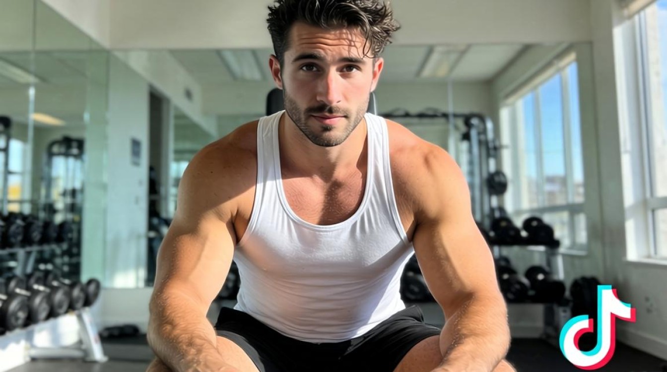 视频拍摄外国人TikTok健身如何提升画面质感