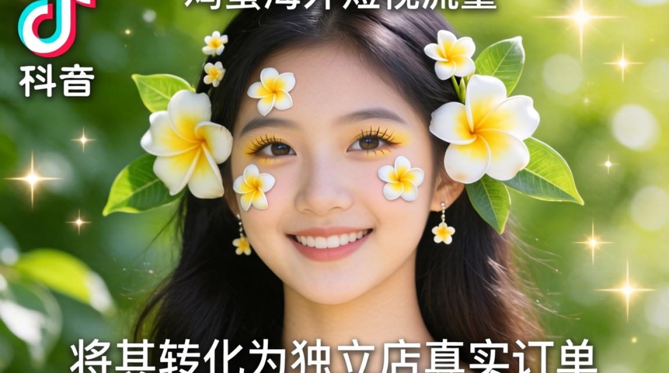 TikTok 鸡蛋花特效独立站建站海外电商指南