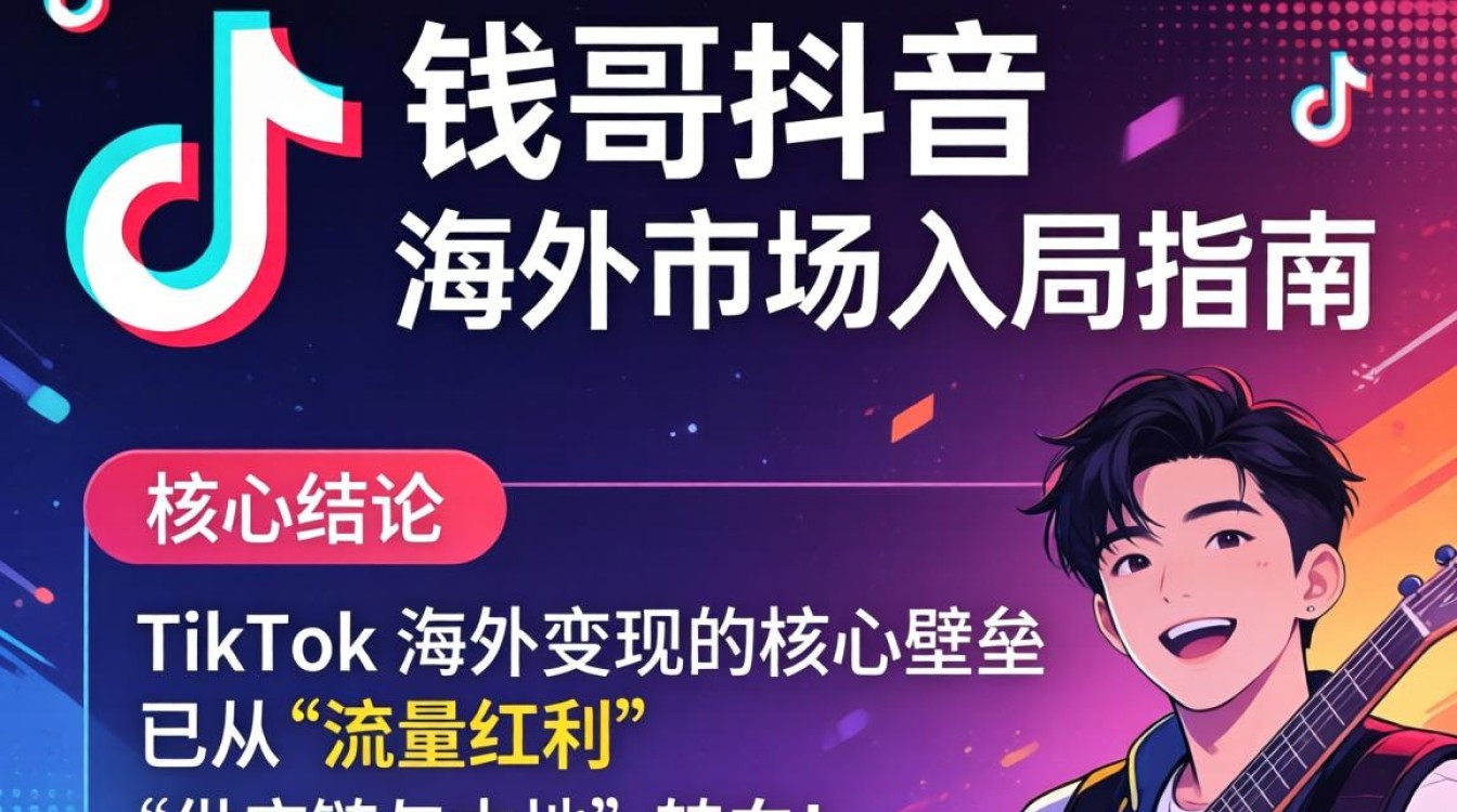 TikTok 钱哥抖音 海外市场入局指南