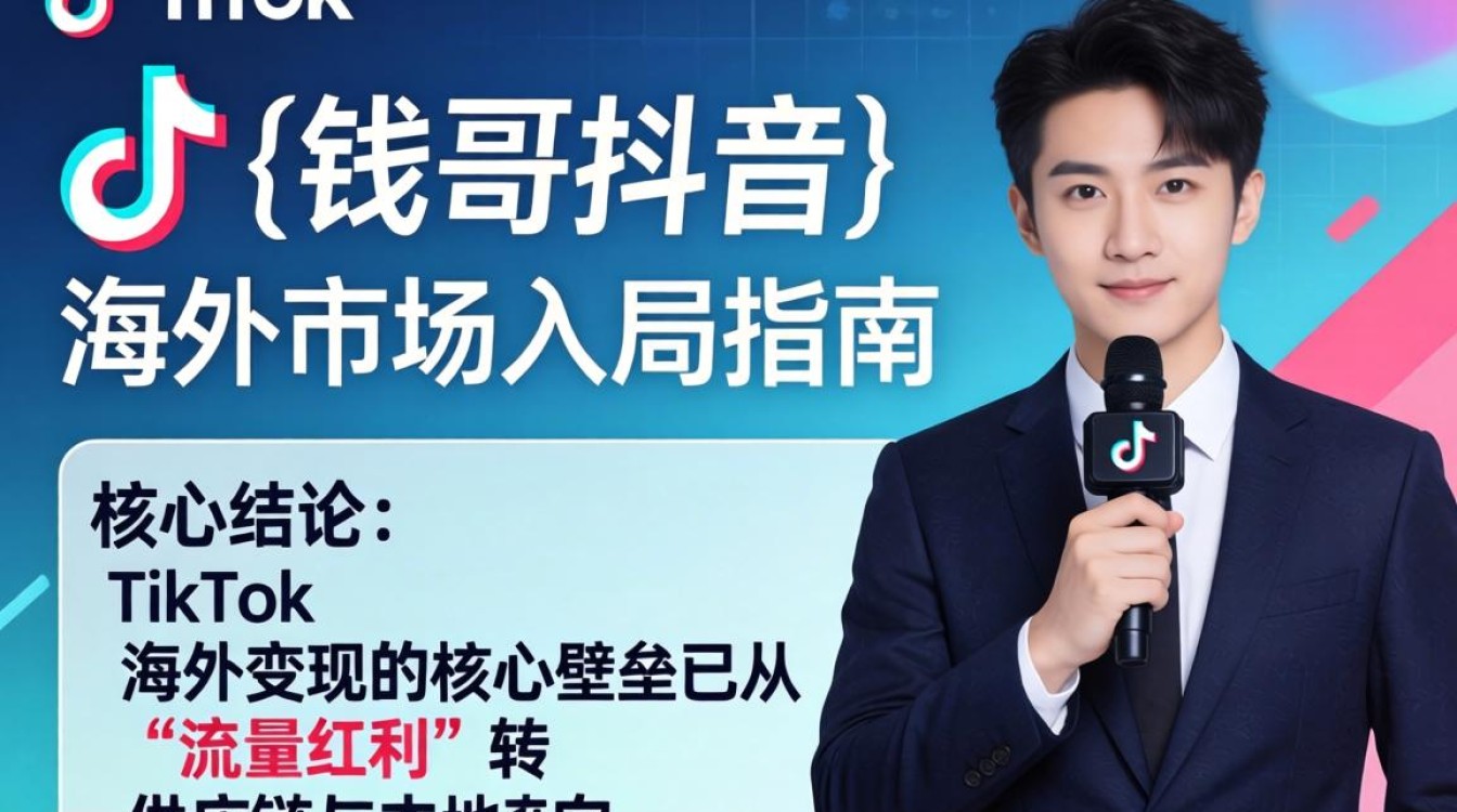 TikTok 钱哥抖音 海外市场入局指南