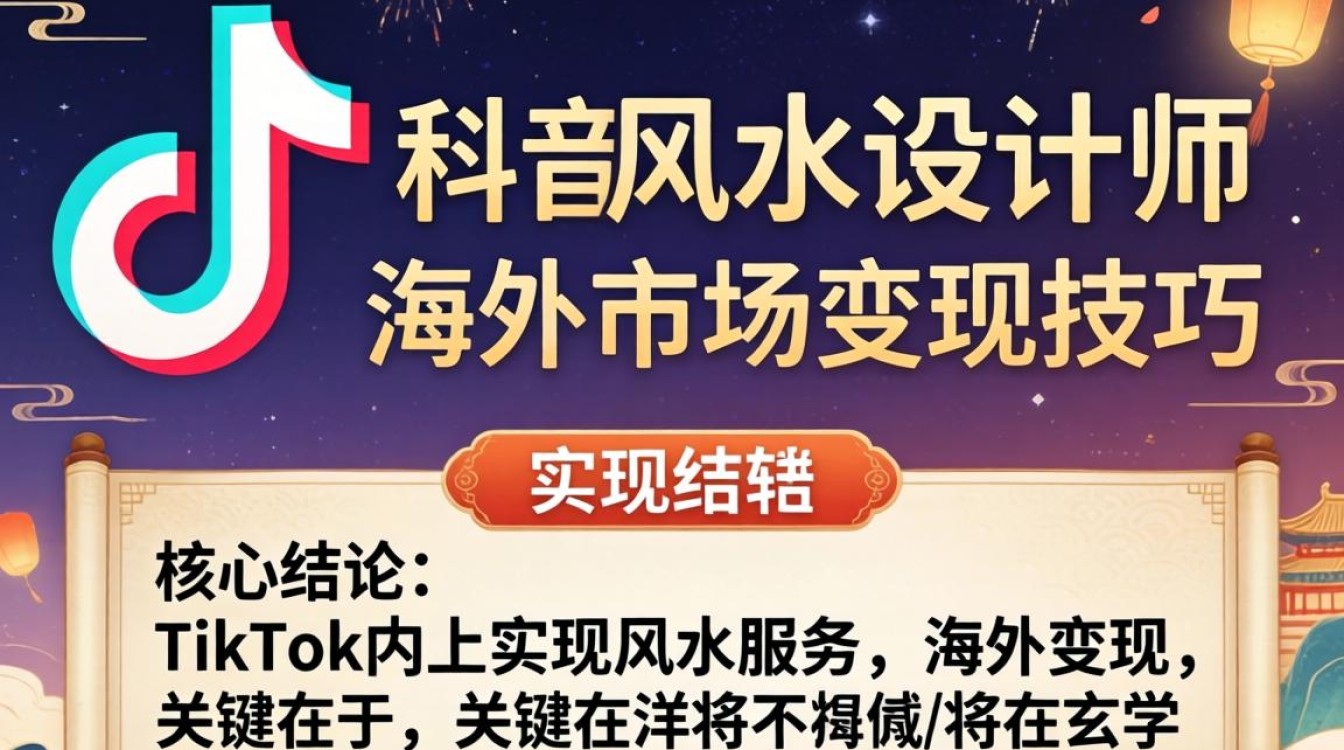 TikTok 风水设计师如何海外变现