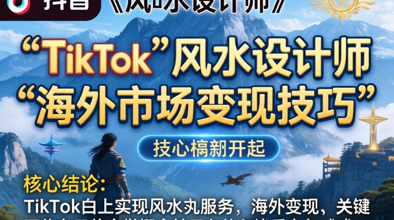 TikTok 风水设计师如何海外变现