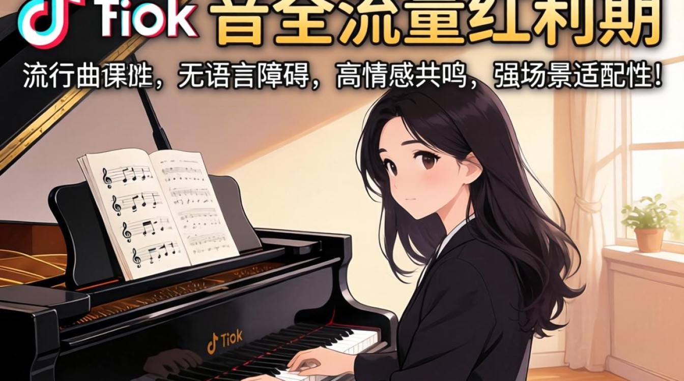 TikTok 流行钢琴曲如何变现