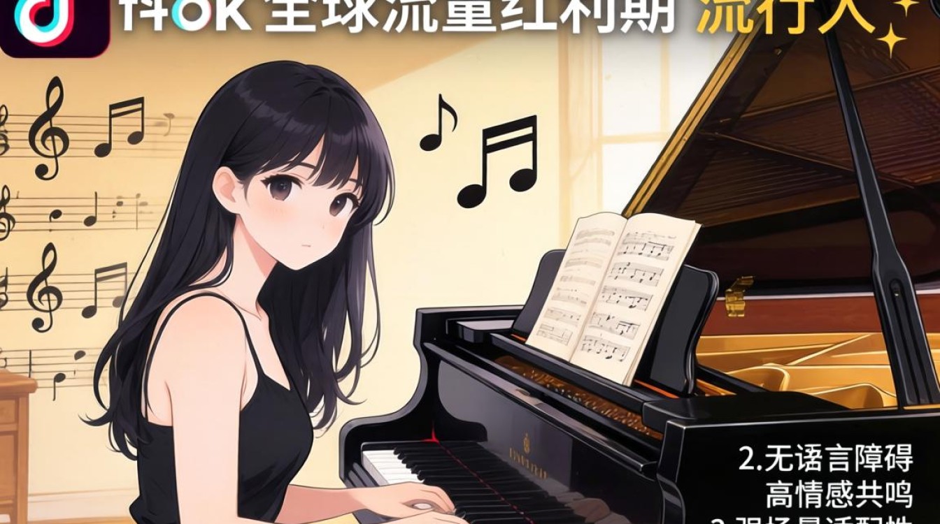 TikTok 流行钢琴曲如何变现