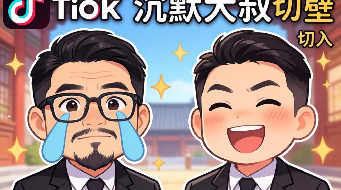 TikTok 沉默大叔表情包