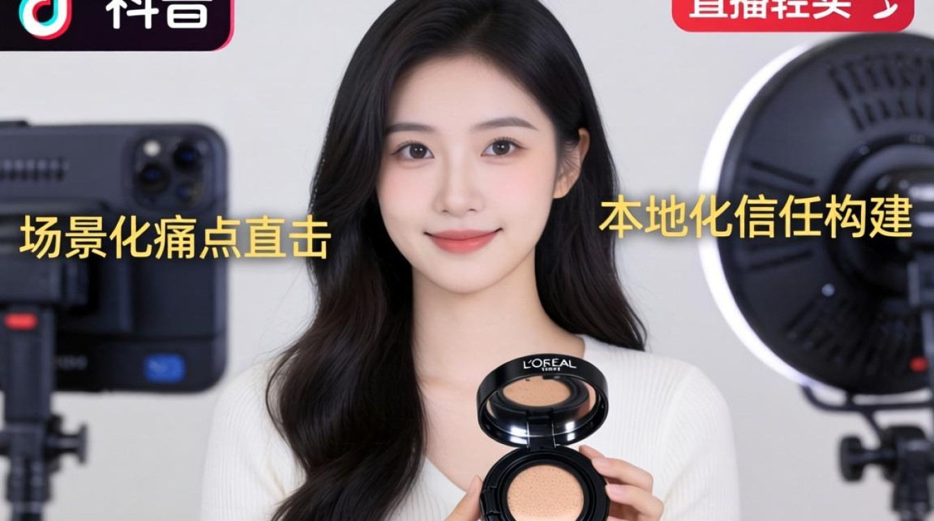 直播带货欧莱雅气垫tiktok实战技巧教程