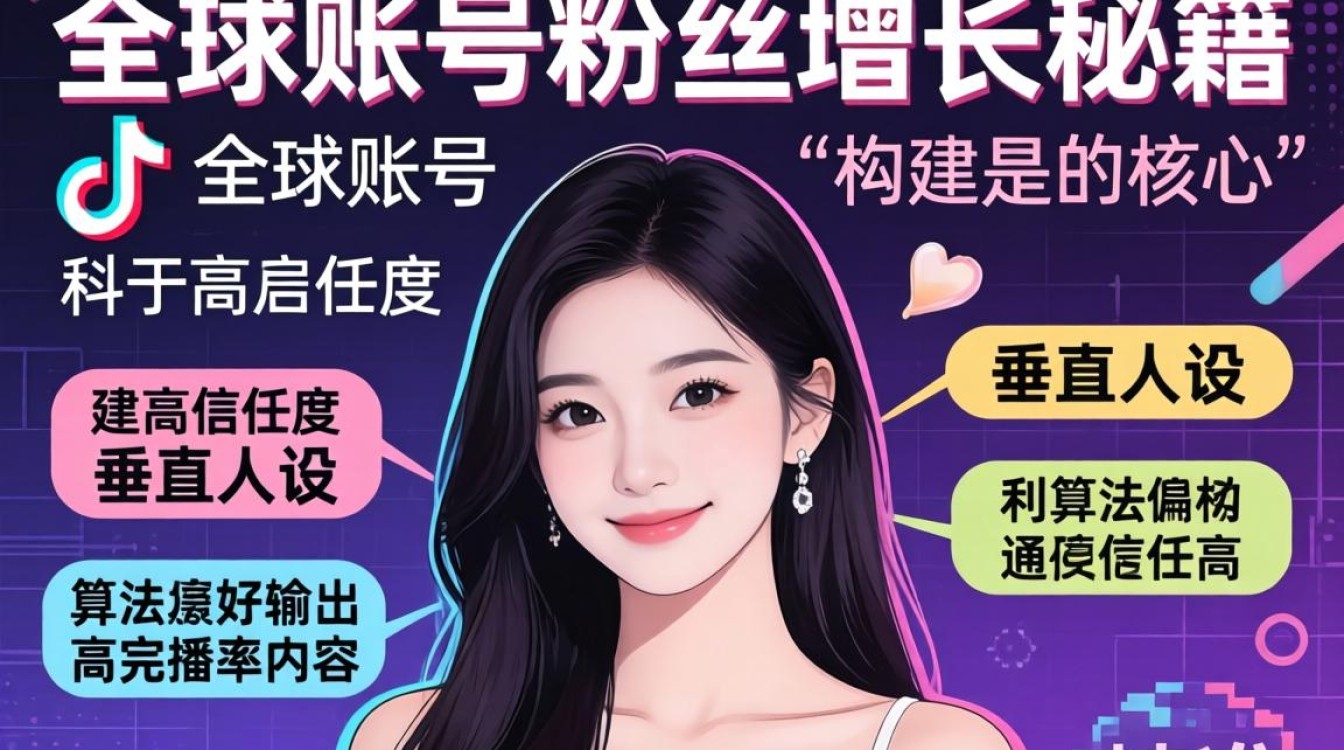 TikTok 的女孩子 全球账号粉丝增长秘籍
