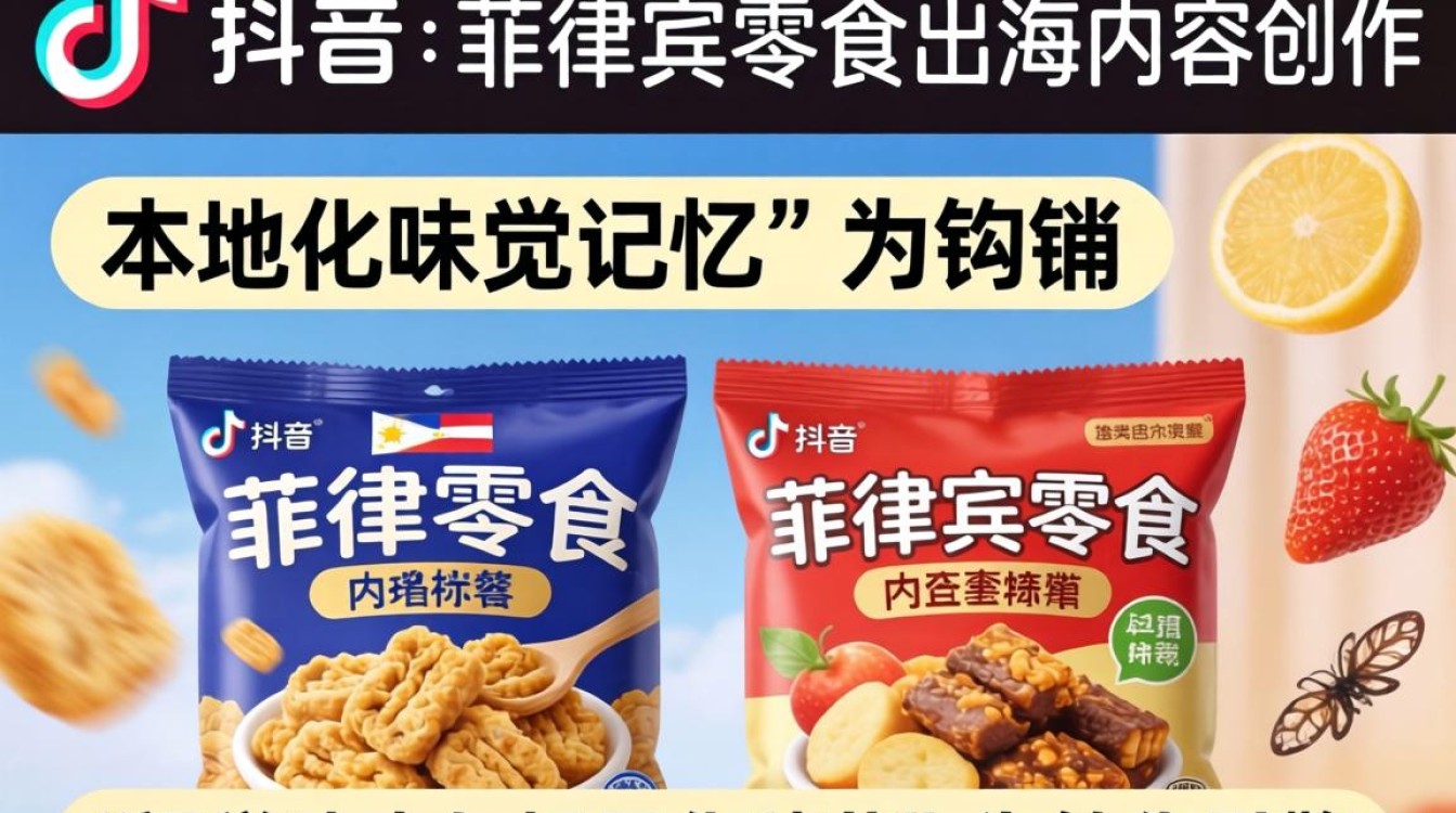 TikTok 菲律宾零食 出海内容创作技巧