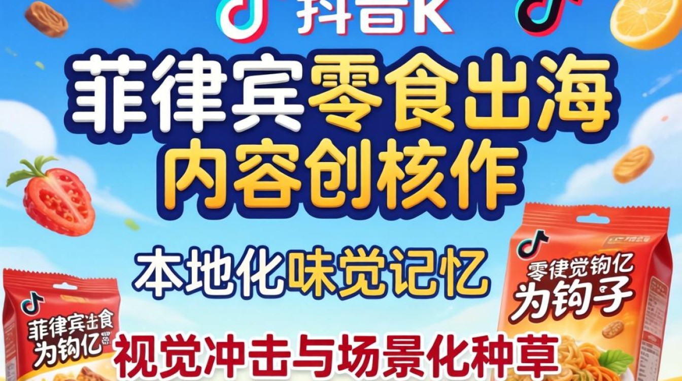 TikTok 菲律宾零食 出海内容创作技巧