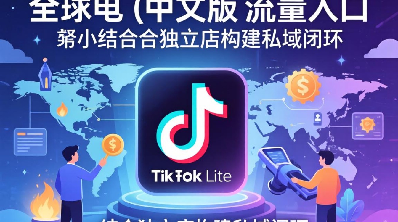TikTok lite中文版独立站建站海外电商指南