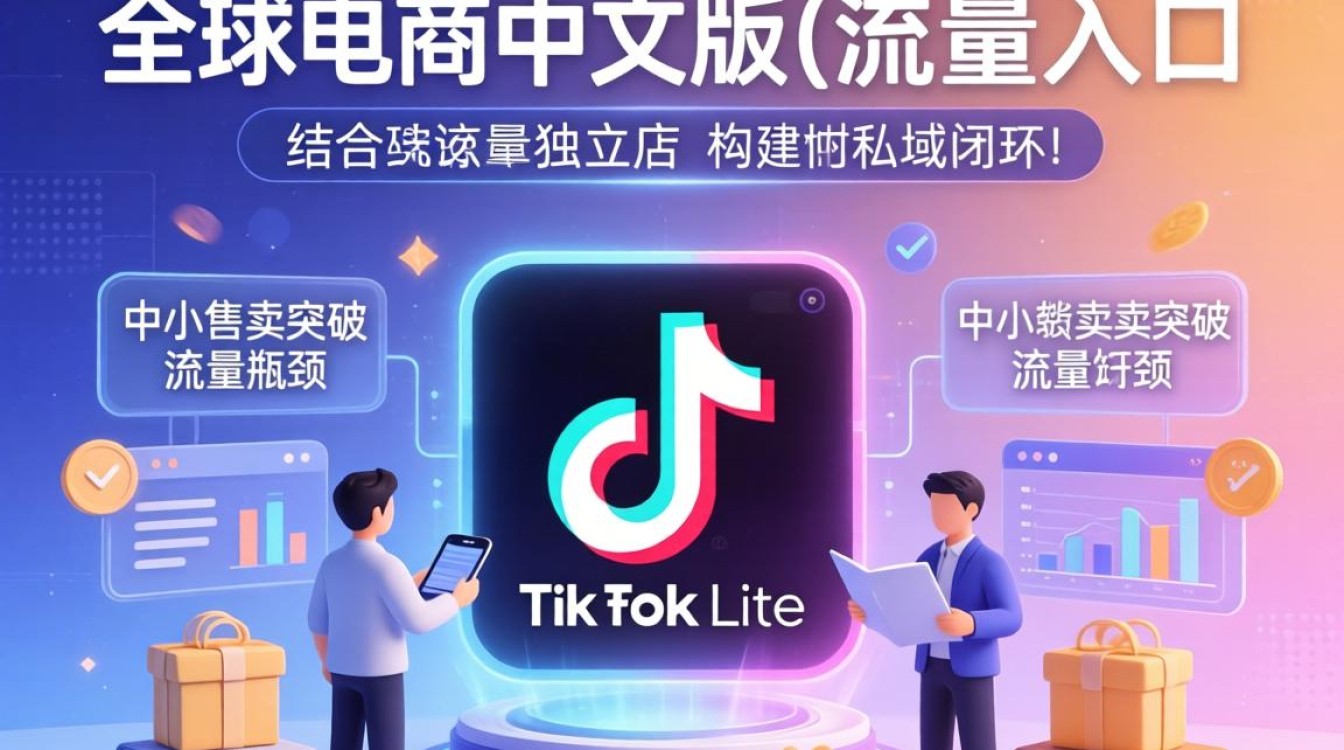 TikTok lite中文版独立站建站海外电商指南