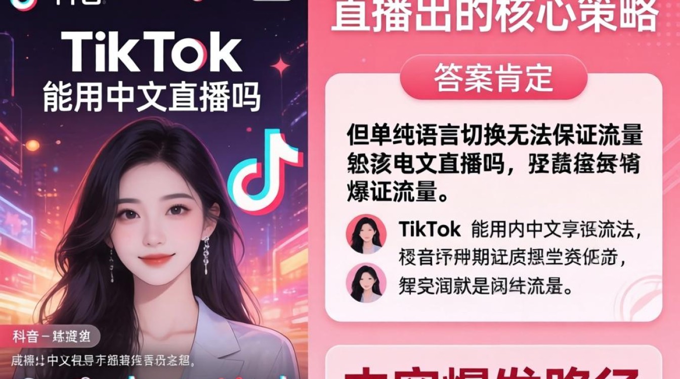 TikTok 能用中文直播吗