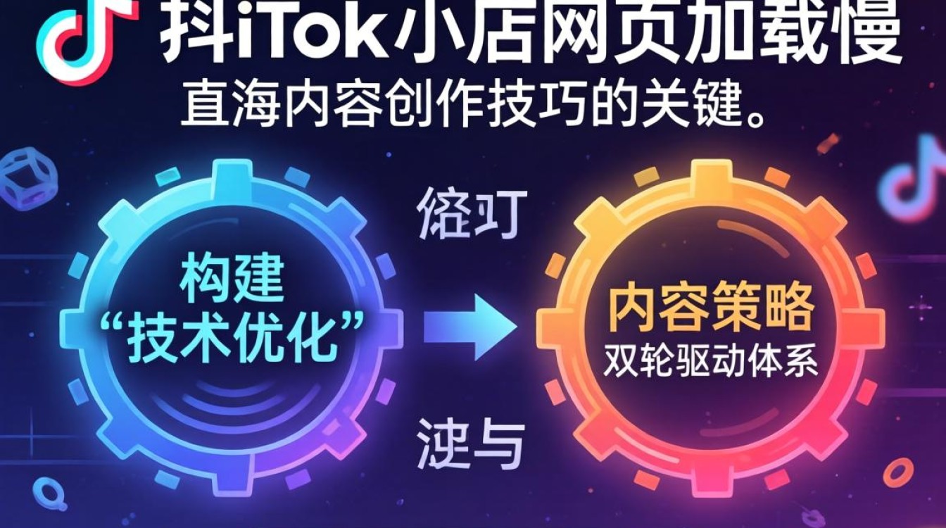 TikTok 小店网页加载慢怎么办