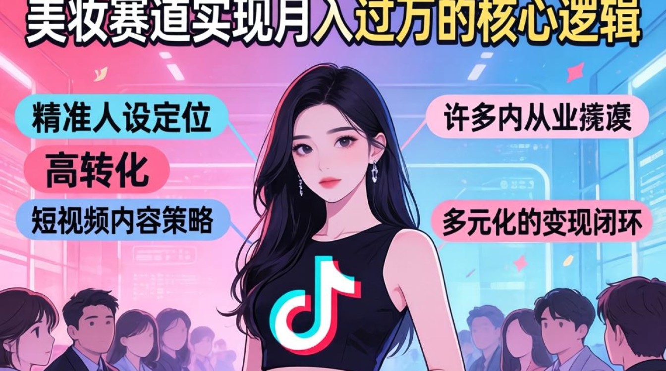 TikTok 美妆起号技巧月入过万