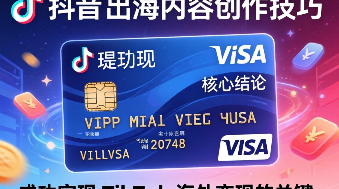 TikTok 用提现 visa 出海内容创作技巧