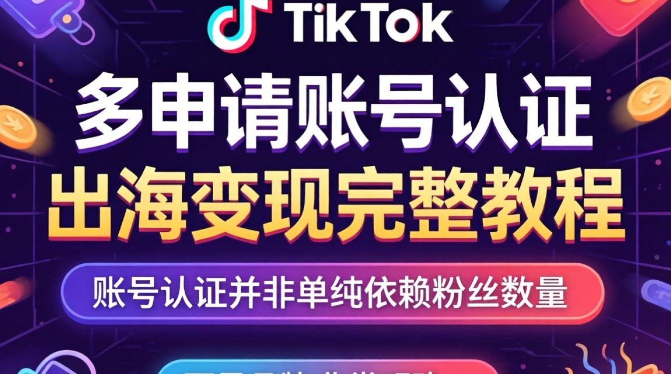 TikTok 认证流程及出海变现教程