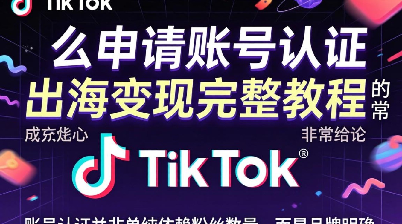 TikTok 认证流程及出海变现教程