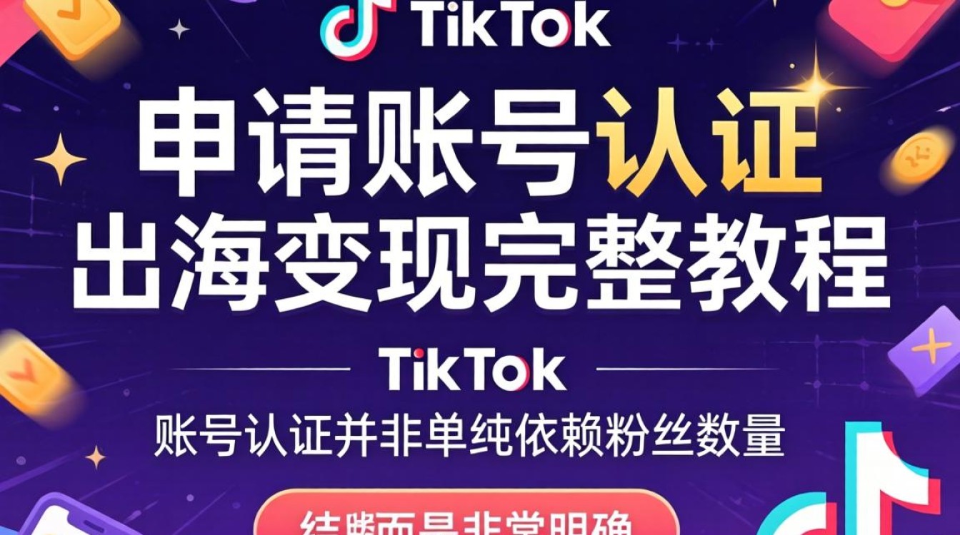 TikTok 认证流程及出海变现教程