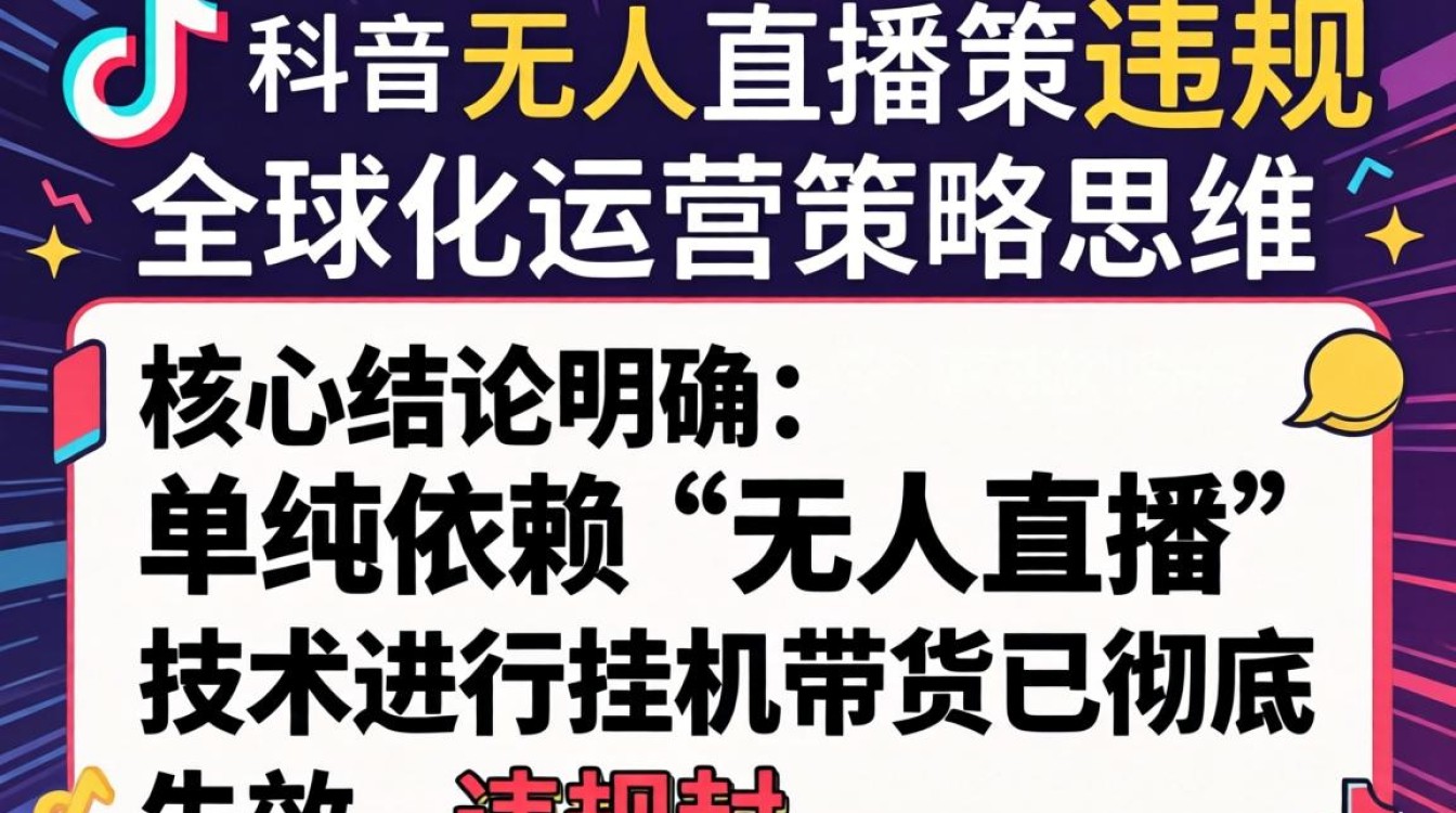 TikTok 无人直播违规原因及全球化运营策略