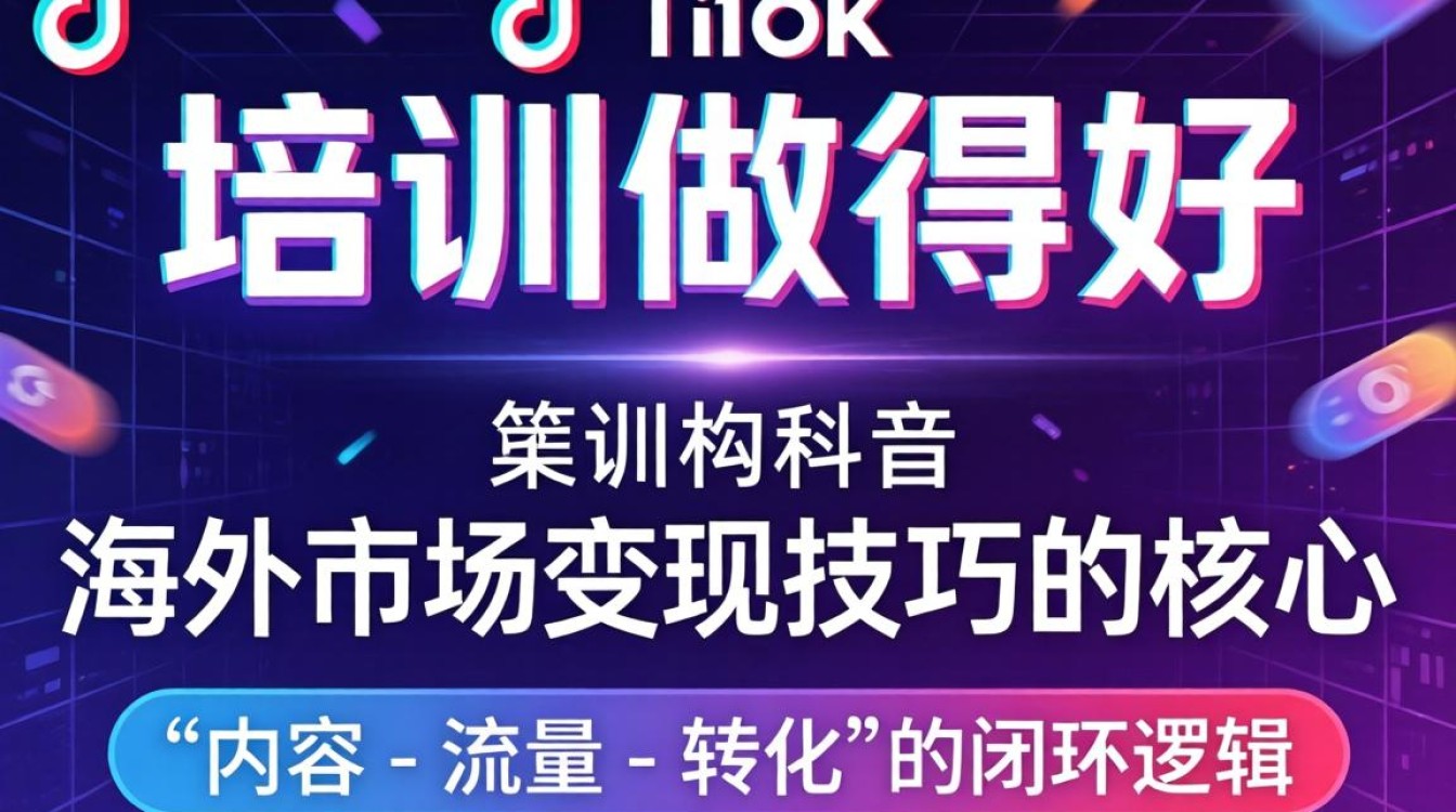TikTok 培训做得好 海外市场变现技巧