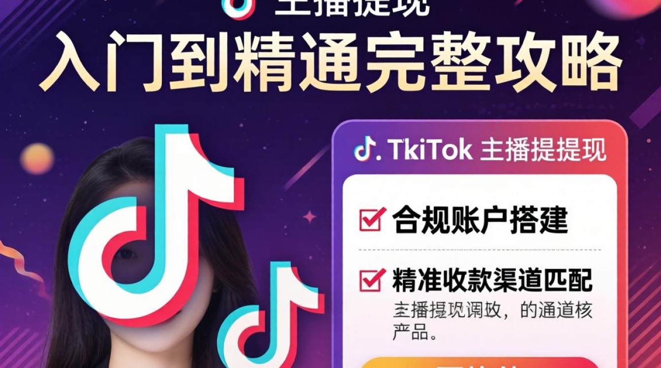 TikTok 主播提现从入门到精通完整攻略