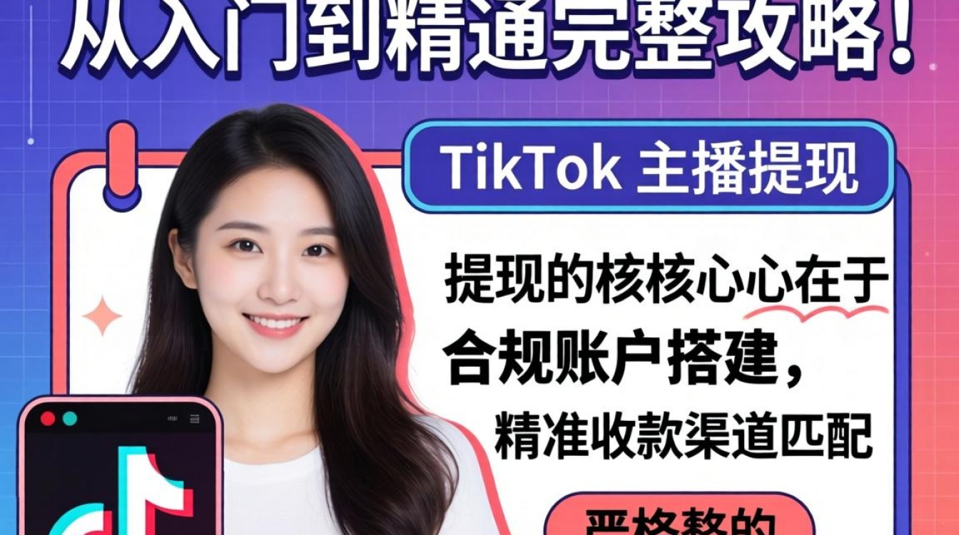 TikTok 主播提现从入门到精通完整攻略