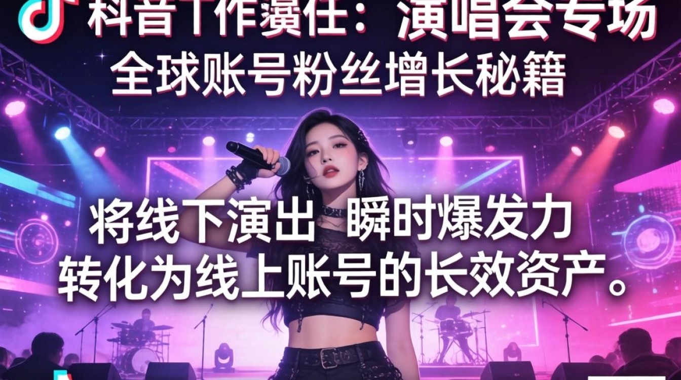 TikTok 演唱会专场全球账号粉丝增长秘籍
