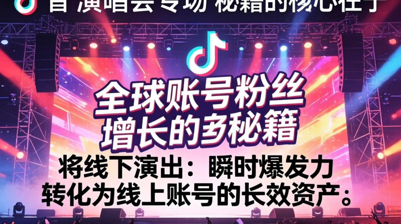 TikTok 演唱会专场全球账号粉丝增长秘籍