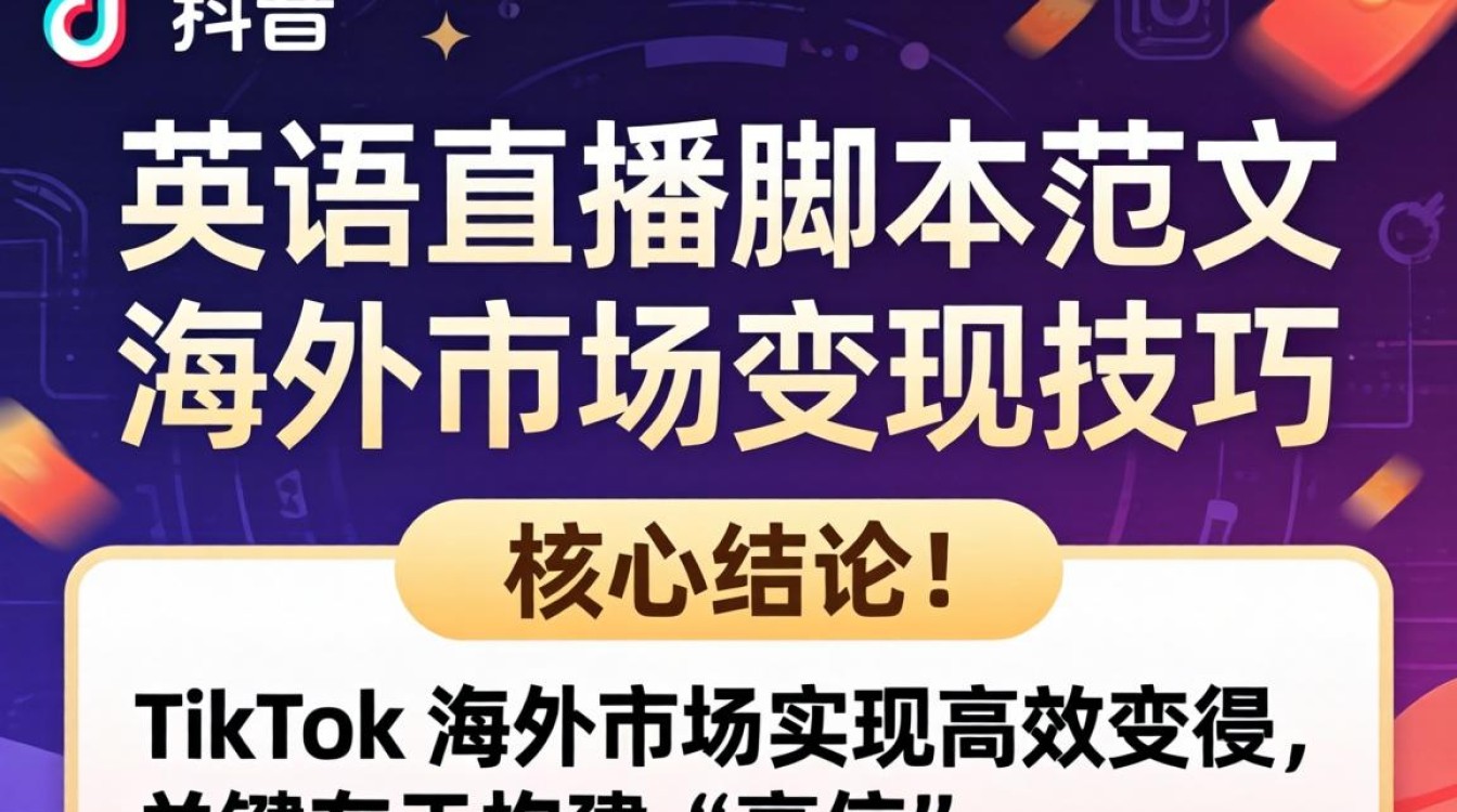 TikTok 英语直播脚本范文