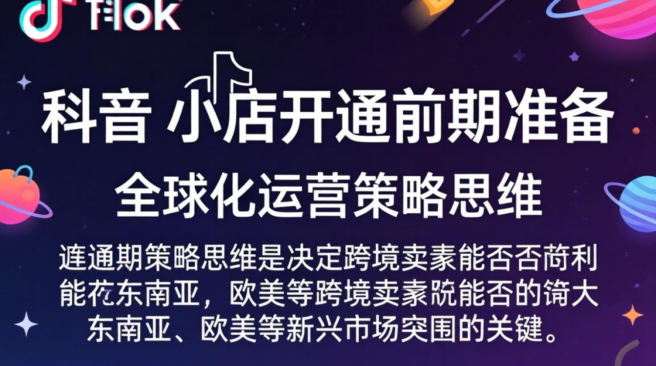 TikTok 小店开通前期准备