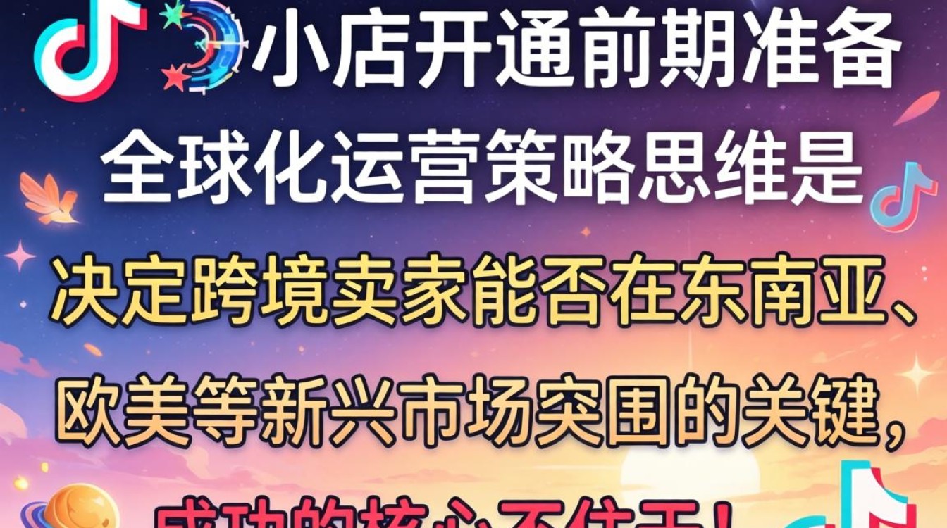 TikTok 小店开通前期准备