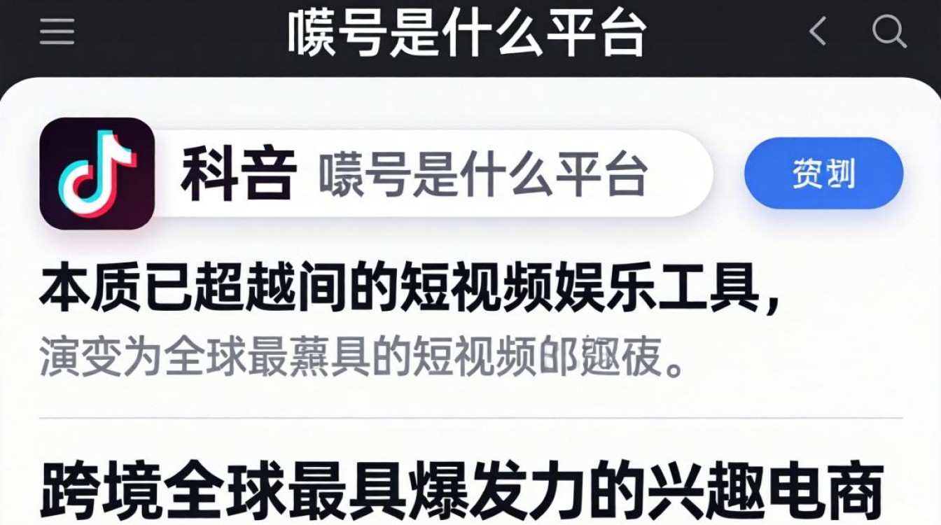 TikTok 账号是什么平台