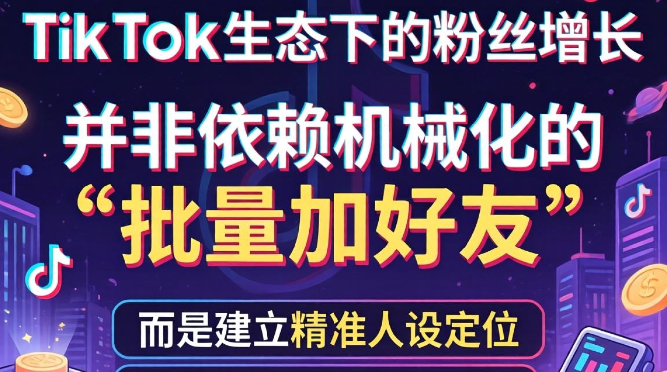 TikTok 快速批量加好友 全球账号粉丝增长秘籍