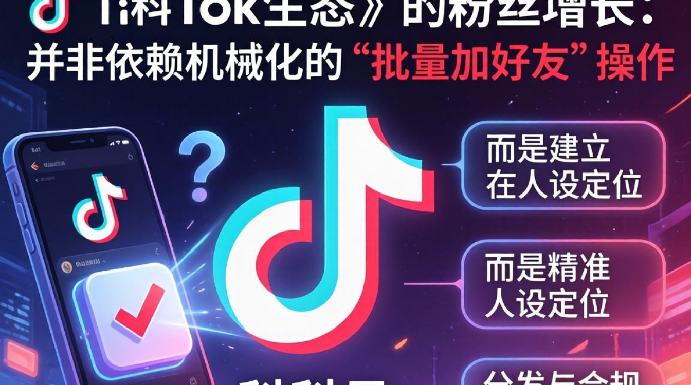 TikTok 快速批量加好友 全球账号粉丝增长秘籍