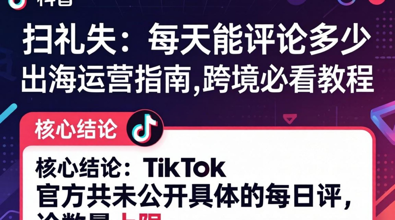 TikTok 每天能评论多少