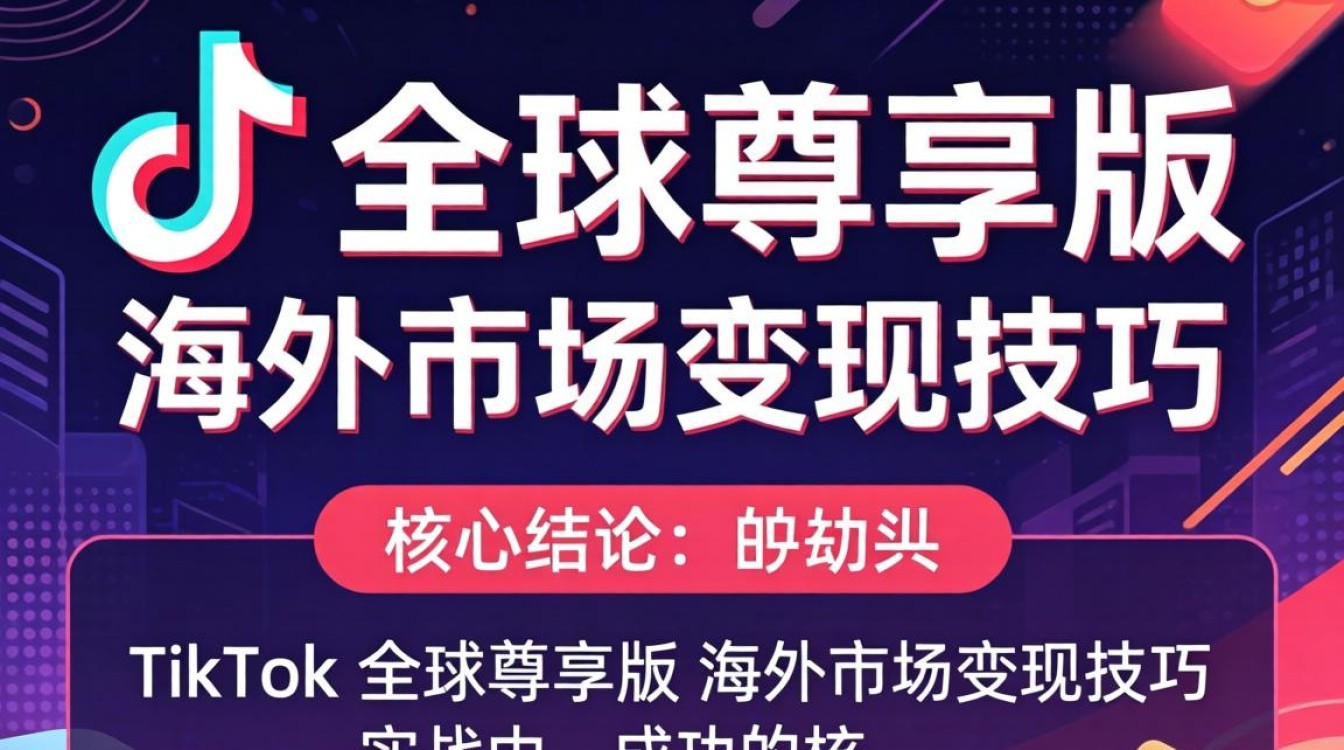 TikTok 全球尊享版怎么变现