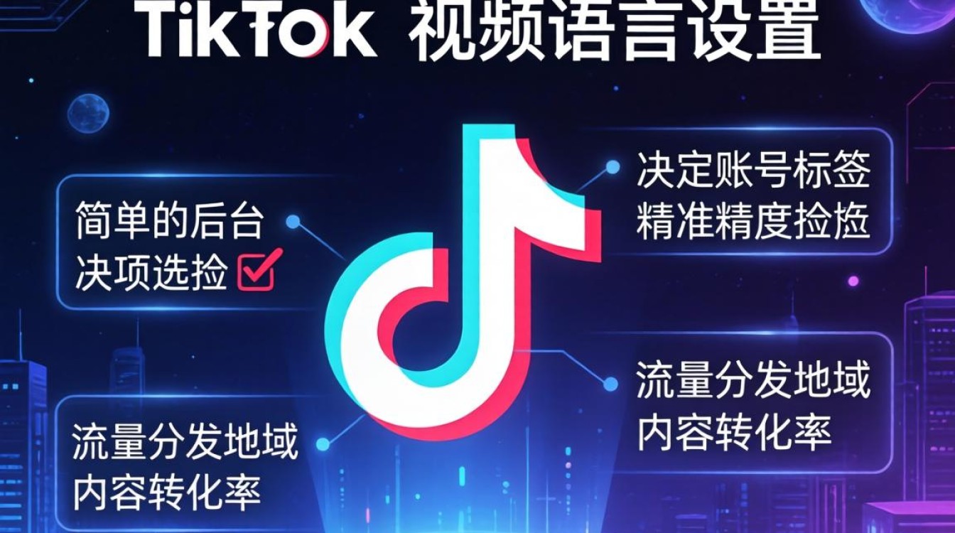 TikTok 怎么设置视频语言