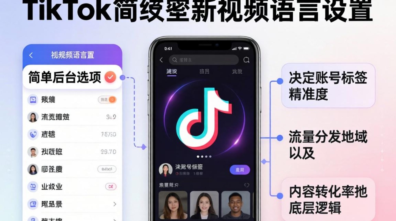 TikTok 怎么设置视频语言