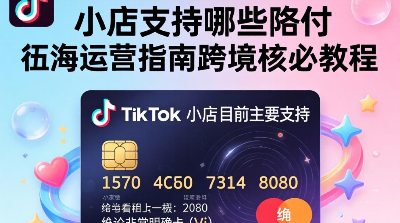 TikTok 小店支持哪些付款方式