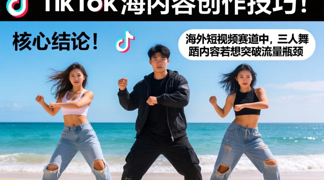 TikTok 三人舞蹈怎么火