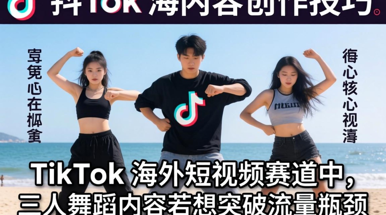 TikTok 三人舞蹈怎么火