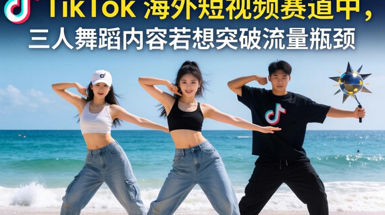 TikTok 三人舞蹈怎么火