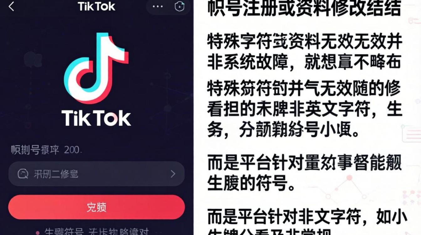 YouTube 注册 TikTok 特殊字符无效怎么办