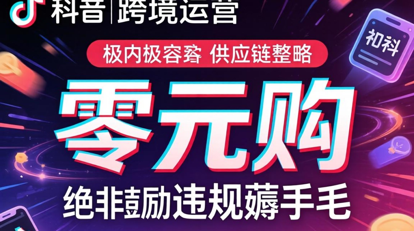 TikTok 零元购 跨境运营从入门到进阶