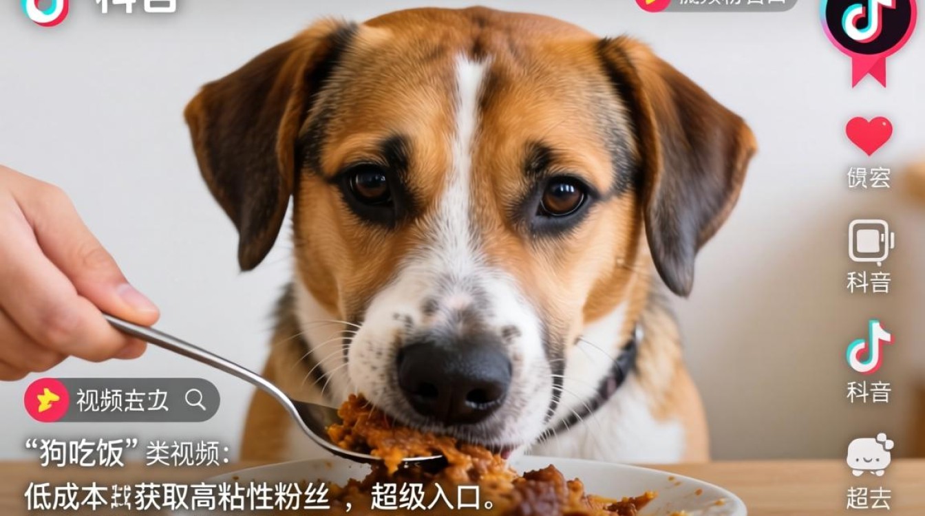 TikTok 上的狗吃饭 粉丝增长运营秘籍